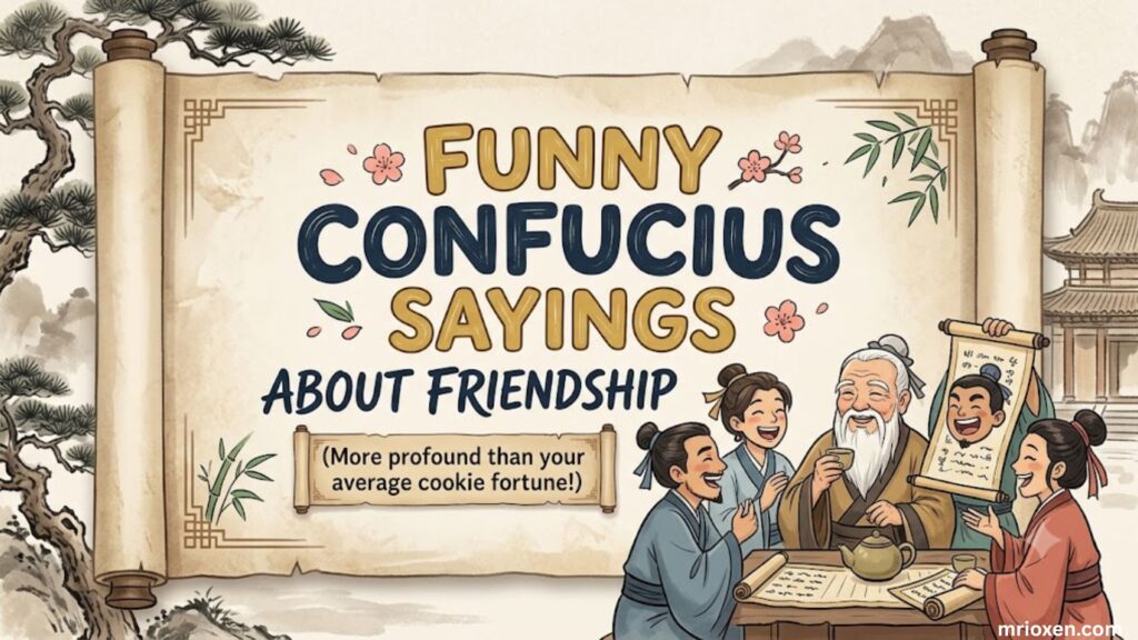 Funny Confucius Sayings